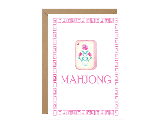 Mahjong Note Card