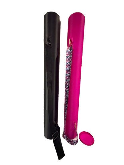 Mahjong or Game Mat Carry Tube - Single or Double - Custom Color Printed