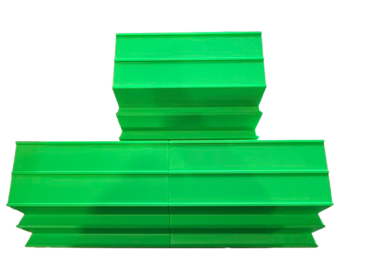 Double Mahjong (2 Player) Rack - Set of 2 - Bright Green