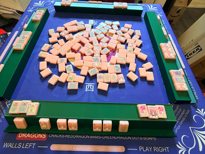 Single Mahjong Rack - Set of 4 - Dark Green