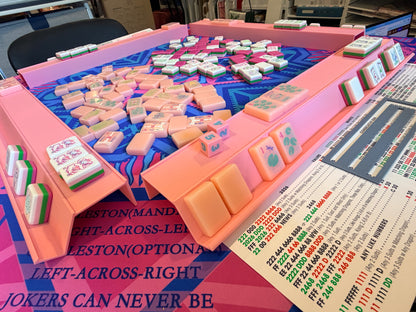Single Mahjong Rack - Set of 4 - Baby Pink