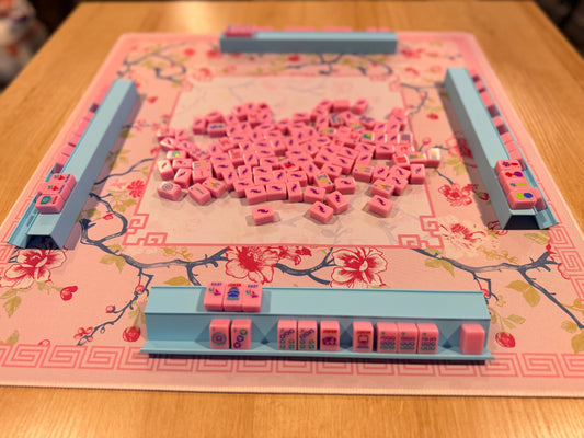 Single Mini Mahjong Rack - Set of 4 - Baby Blue
