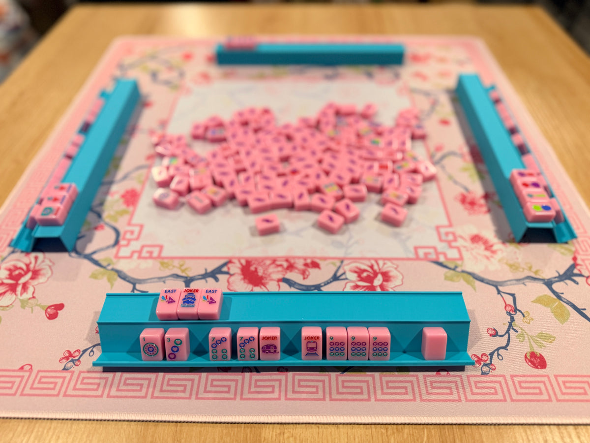 Single Mini Mahjong Rack - Set of 4 - Turquoise