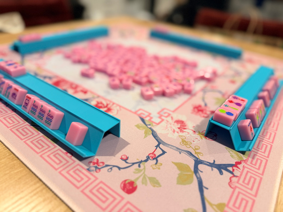 Single Mini Mahjong Rack - Set of 4 - Turquoise