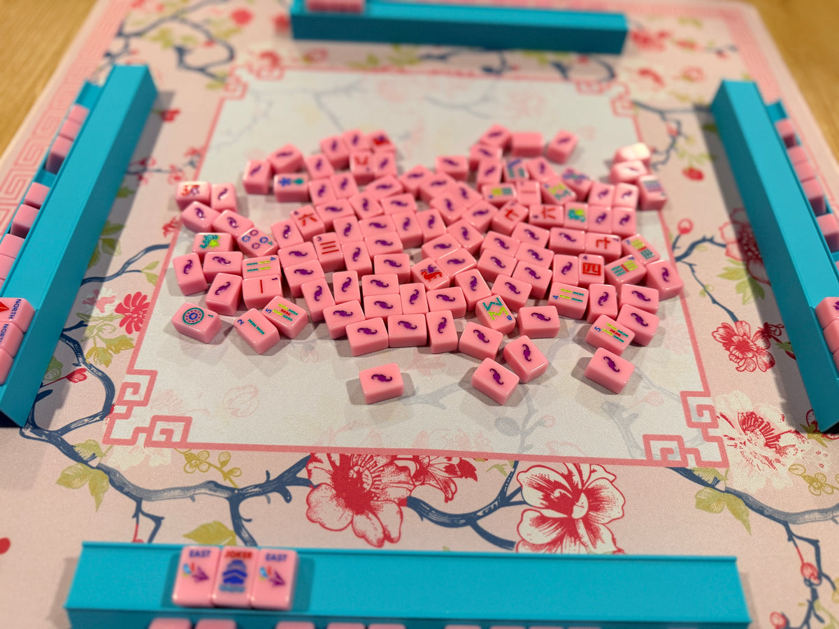 Single Mini Mahjong Rack - Set of 4 - Turquoise