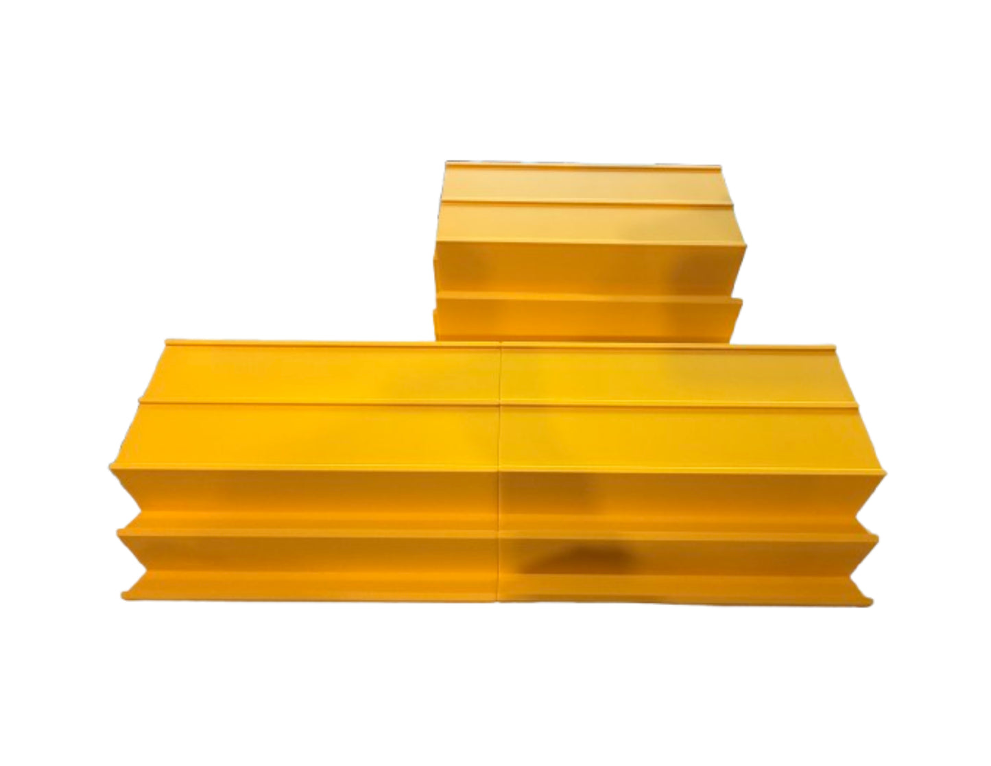 Double Mahjong (2 Player) Rack - Set of 2 - Yellow