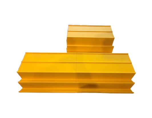 Double Mahjong (2 Player) Rack - Set of 2 - Yellow